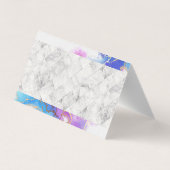 Massagesessie | WATERVERF | Marmer Visitekaartje (Achterkant)