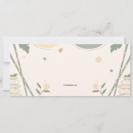 Massagespa-cadeaubon Kaart (Achterkant)