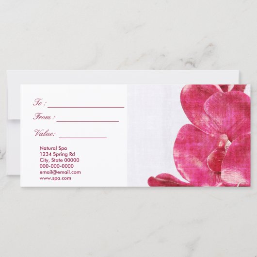 Massagesprestatiecertificaat (Achterkant)