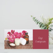 Massagesprestatiecertificaat (Staand voorkant)