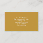 Massagestonen II Visitekaartje (Achterkant)