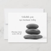 Massagestonen Kaart (Voorkant)