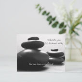 Massagestonen Kaart (Staand voorkant)