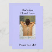 Massagestonen van elk glas achteraan kaart (Voorkant / Achterkant)