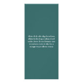 Massagestonen van elk glas achteraan reclamekaart (Achterkant)