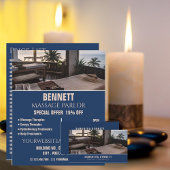 Massagetabellen, massagetherapie, massageparlor flyer