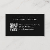 Massagetherapeut Body Healing Chiropractor Visitekaartje (Achterkant)