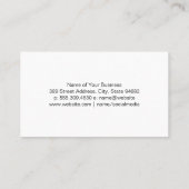 Massagetherapeut | Cosmetica Wimper Logo Visitekaartje (Achterkant)