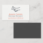 Massagetherapeut | Fysiotherapeut Visitekaartje (Voorkant / Achterkant)
