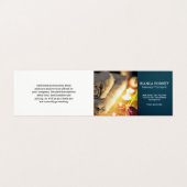 Massagetherapeut | Gezondheid en welzijn | SPA Visitekaartje (Buitenkant ongevouwen)