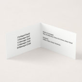 Massagetherapeut | Gezondheid en welzijn | SPA Visitekaartje (Binnen)