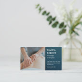 Massagetherapeut | Gezondheid en welzijn Visitekaartje (Staand voorkant)