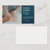 Massagetherapeut | Gezondheid en welzijn Visitekaartje (Voorkant / Achterkant)