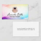 Massagetherapeut | Gezondheid Visitekaartje (Voorkant / Achterkant)