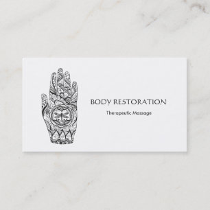 Massagetherapeut Henna Dragonfly Tattoo Hand 7 Visitekaartje