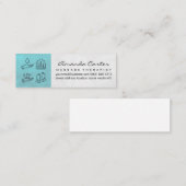 massagetherapeut | Holistische acupunctuur Mini Visitekaartje (Voorkant / Achterkant)