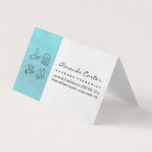 massagetherapeut | Holistische acupunctuur Visitekaartje (Voorkant)