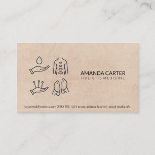 massagetherapeut   Holistische acupunctuur Visitekaartje