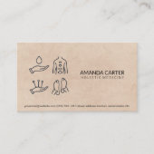 massagetherapeut | Holistische acupunctuur Visitekaartje (Voorkant)