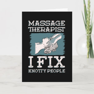 Massagetherapeut I Fix Knoopachtige Mensen Kaart