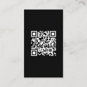 Massagetherapeut Instagram Fotorooster QR-code Visitekaartje (Achterkant)