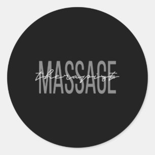 Massagetherapeut LMT Massagetherapeut Ronde Sticker