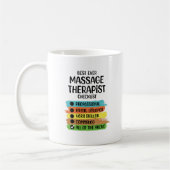 Massagetherapeut LMT Masseuse Muscle Whisperer Koffiemok (Links)