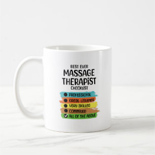 Massagetherapeut LMT Masseuse Muscle Whisperer Koffiemok
