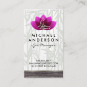 Massagetherapeut | Lotus Flower Spa Visitekaartje (Voorkant)