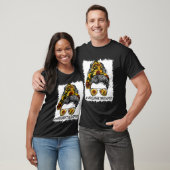 Massagetherapeut Moeder Rommelige Knot Haar Schatt T-shirt (Unisex)
