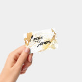 Massagetherapeut Naambadge Badge (Handheld)