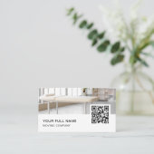 Massagetherapeut QR Code Logo Social Media Visitekaartje (Staand voorkant)