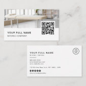 Massagetherapeut QR Code Logo Social Media Visitekaartje (Voorkant / Achterkant)