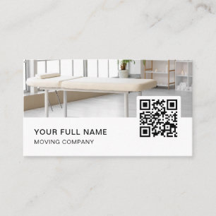 Massagetherapeut QR Code Logo Social Media Visitekaartje