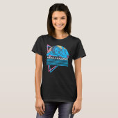 Massagetherapeut Retro Kneed een massage T-shirt (Voorkant volledig)