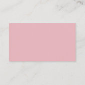 Massagetherapeut Roze Visitekaartje (Achterkant)
