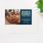 Massagetherapeut sessie | Rugmassage Visitekaartje (Bureau)