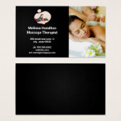 Massagetherapeut | Spa Logo Visitekaartje (Voorkant /achterkant)