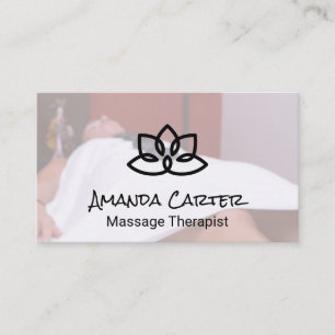Massagetherapeut   Spa Visitekaartje