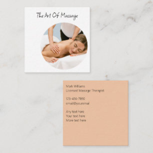 Massagetherapeut Trendy Visitekaartjes