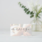 Massagetherapeut Trendy Visitekaartjes (Staand voorkant)