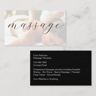 Massagetherapeut Trendy Visitekaartjes