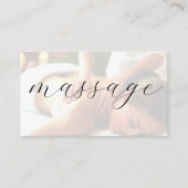 Massagetherapeut Trendy Visitekaartjes (Voorkant)