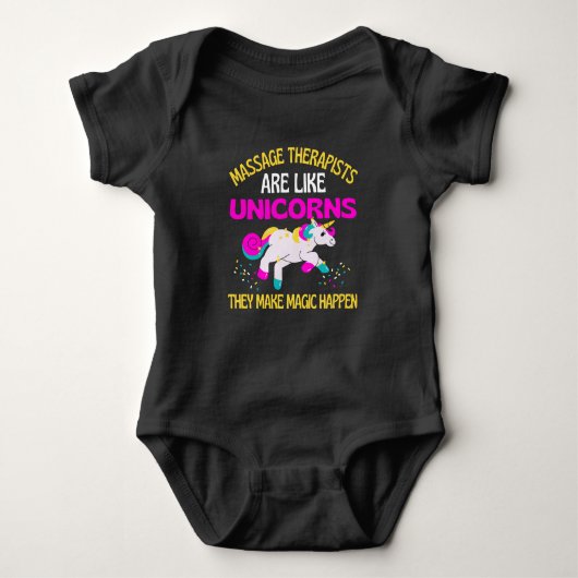 Massagetherapeut Unicorn , Magical Unicorn Physio Romper (Voorkant)
