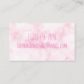  Massagetherapeut Visitekaartje (Achterkant)