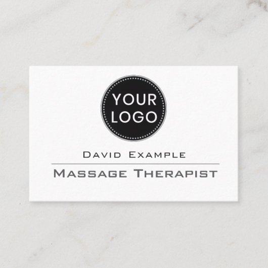 Massagetherapeut Visitekaartje (Voorkant)