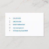  massagetherapeut visitekaartje (Achterkant)