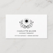 Massagetherapeut  visitekaartje (Voorkant)