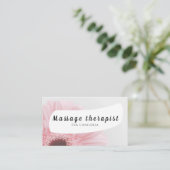 Massagetherapeut Visitekaartje (Staand voorkant)