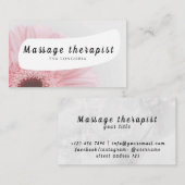 Massagetherapeut Visitekaartje (Voorkant / Achterkant)